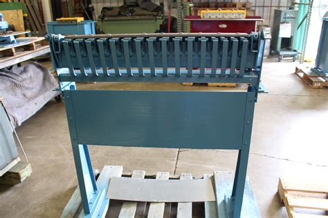 2nd hand sheet metal machinery|used sheet metal cleat bender.